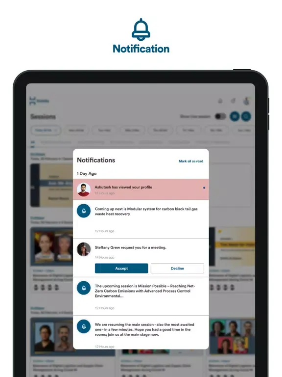 Capturas de tela do The Policy Circle iPad 