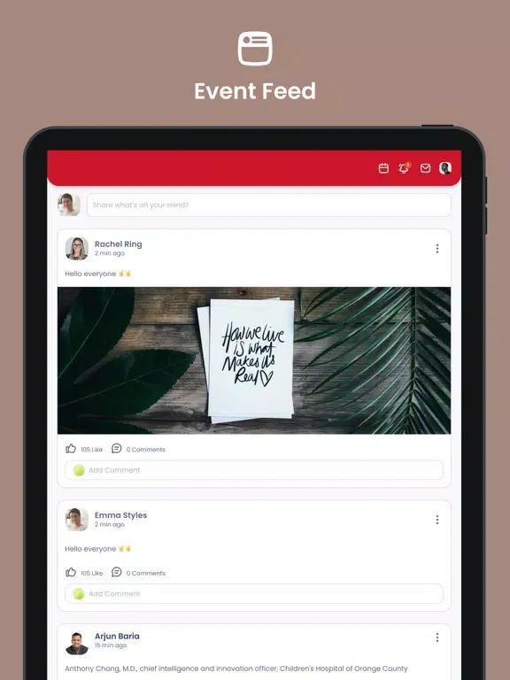 Zrzuty ekranu TiEcon Mumbai 2023 iPad 