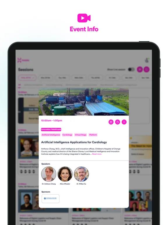 Tangkapan layar The World Education Summit 22 iPad 