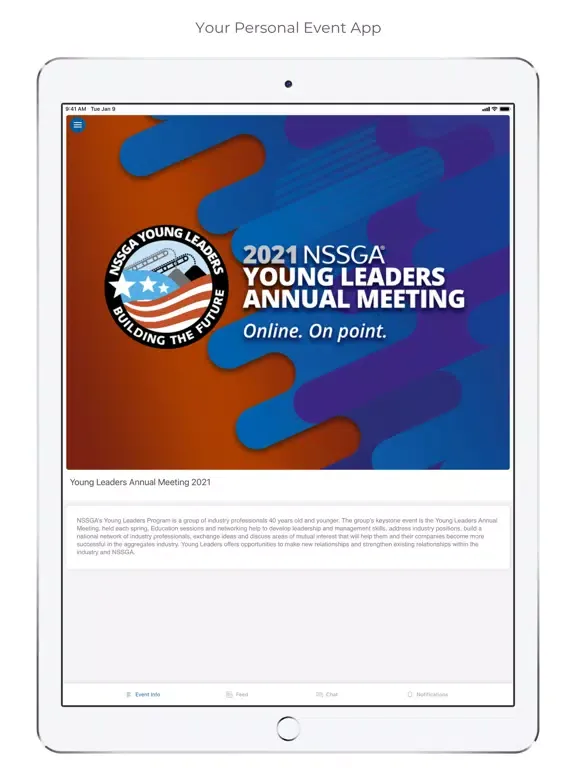 NSSGA 2021 Young Leaders iPad  스크린샷