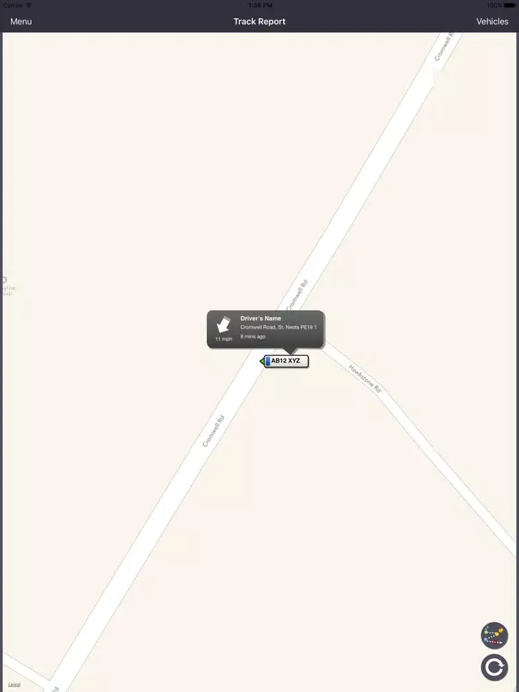 Tangkapan skrin Hubio Mobile Platform iPad 
