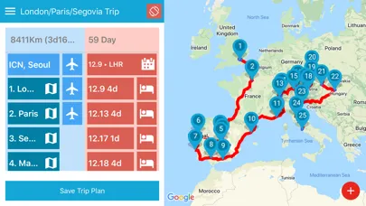Arrangy - Optimal Trip Planner Screenshots