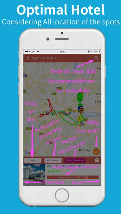 Arrangy - Optimal Trip Planner Screenshots