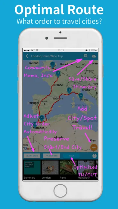 Arrangy - Optimal Trip Planner Screenshots