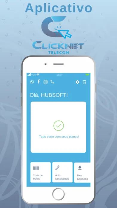 ภาพหน้าจอของ CLICK-NET TELECOM