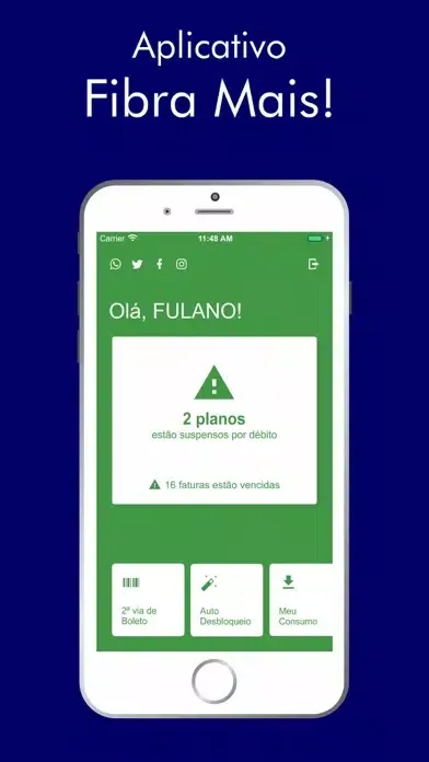 ภาพหน้าจอของ Fibra Mais