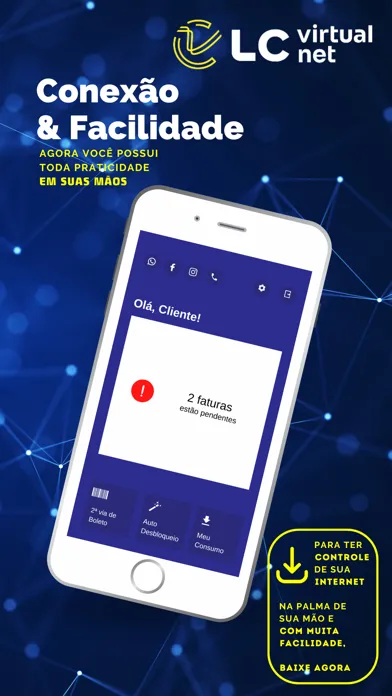 Tangkapan skrin LC Virtual Net 2.0