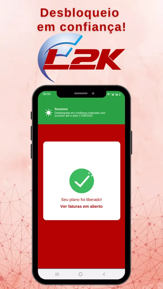 Capturas de tela do L2K Internet