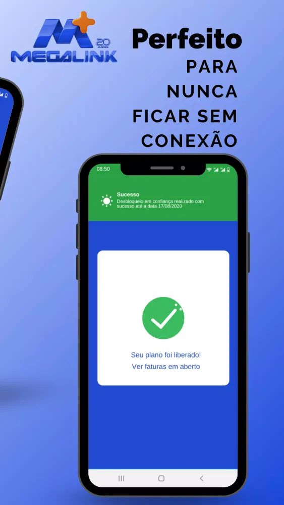Capturas de tela do MegalinkAPP