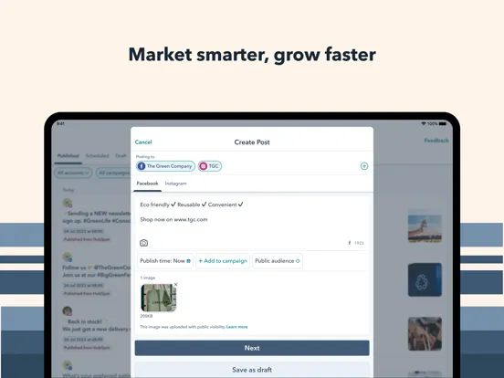 HubSpot CRM: Grow better iPad  Screenshots
