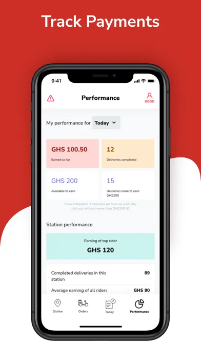 Zrzuty ekranu Hubtel CareForce - Accept & Go