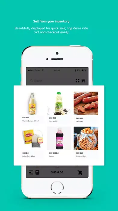 Ảnh chụp màn hình của Hubtel POS