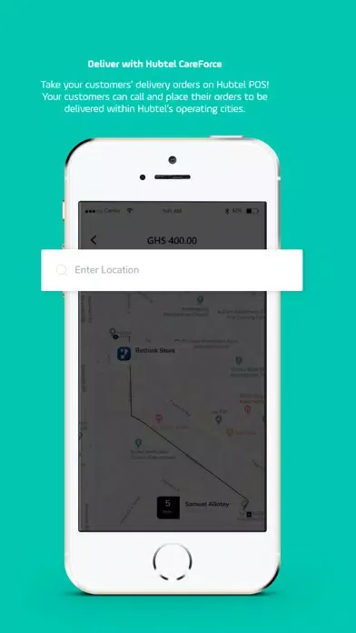 Ảnh chụp màn hình của Hubtel POS
