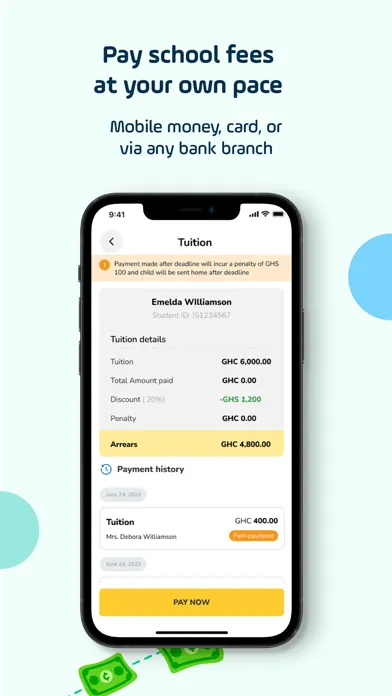 Screenshot di RaiseUp -For schools & parents