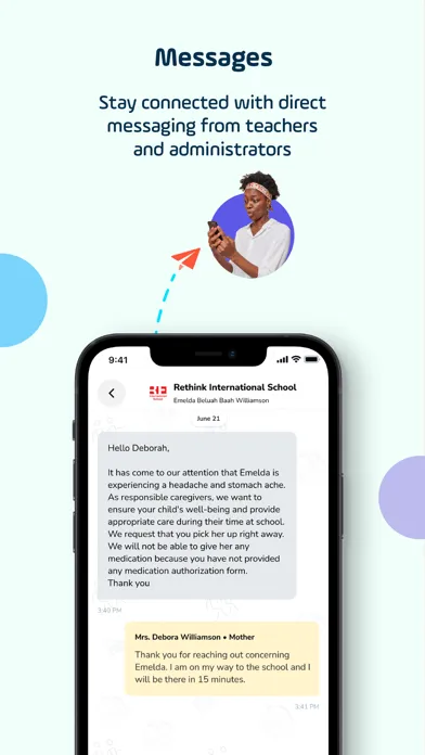 Screenshot di RaiseUp -For schools & parents