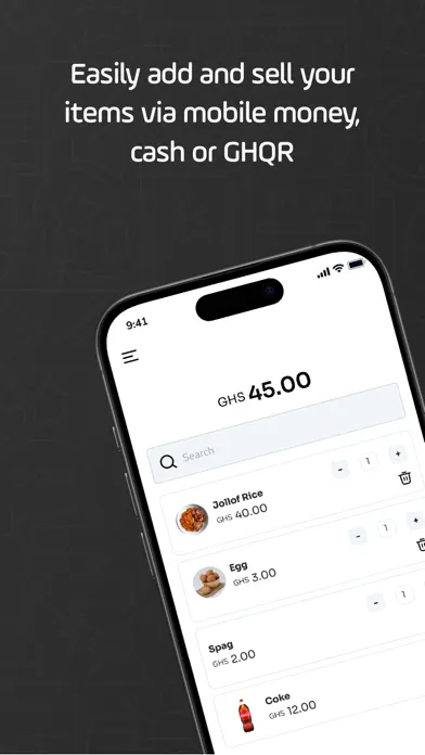 Captures d'écran de Hubtel Sales