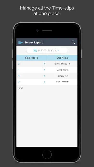 Capturas de tela do Zip POS Dashboard
