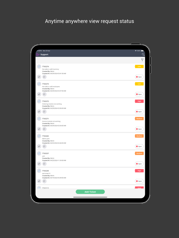 Screenshot di Zip Ordering iPad 