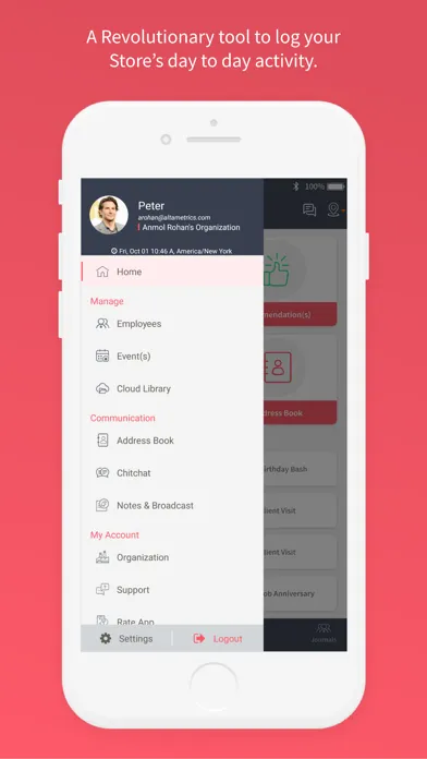 Zip ShiftBook Ekran Görüntüleri