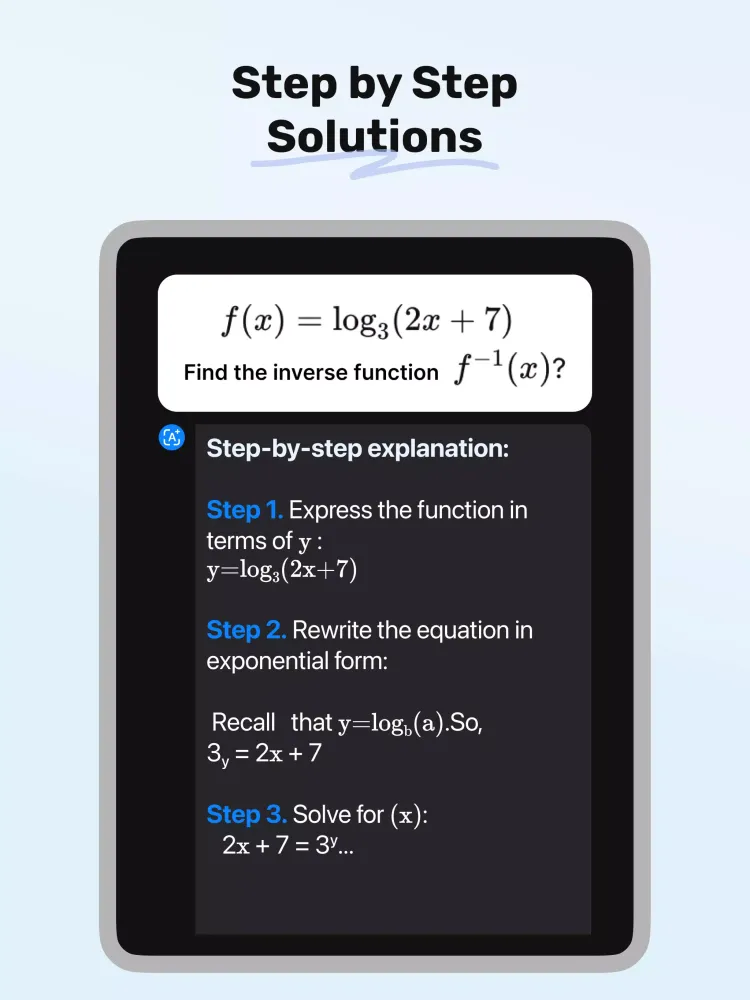 Скриншоты Homework AI