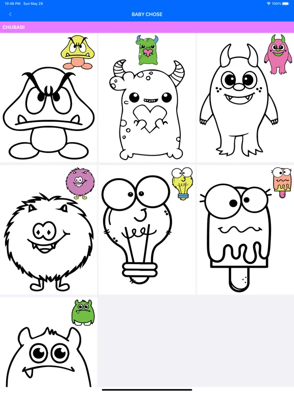 Funny Coloring iPad 应用截图