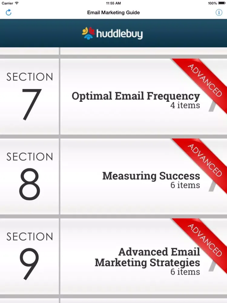 Email Marketing for Entrepreneurs iPad  스크린샷