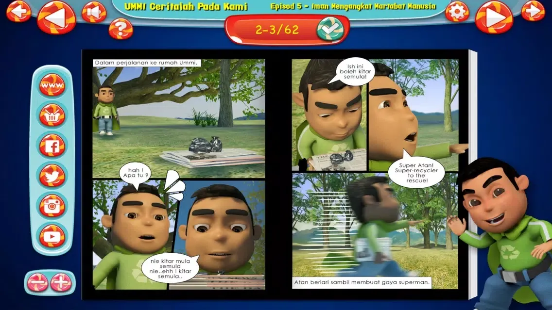 Captures d'écran de Iman Mengangkat Martabat Manusia UMMI Episode 5