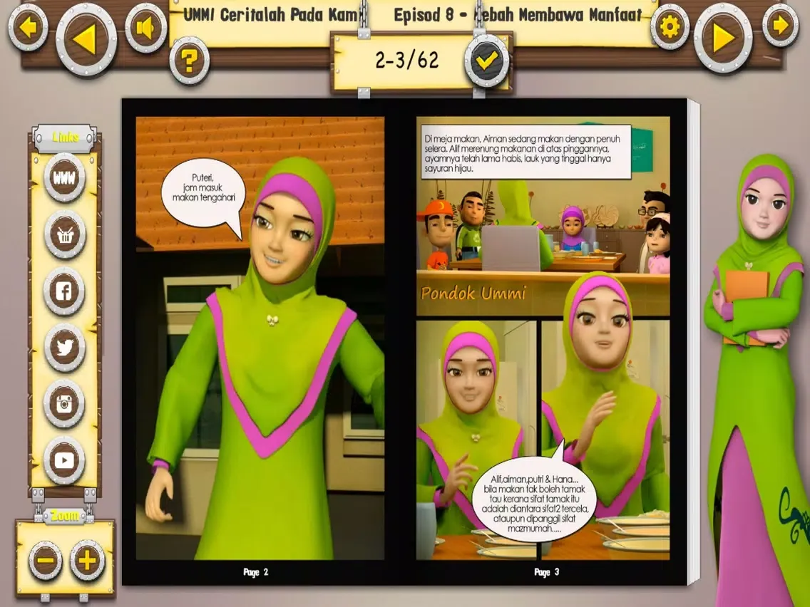 Lebah Membawa Manfaat UMMI Episode 8 iPad  스크린샷
