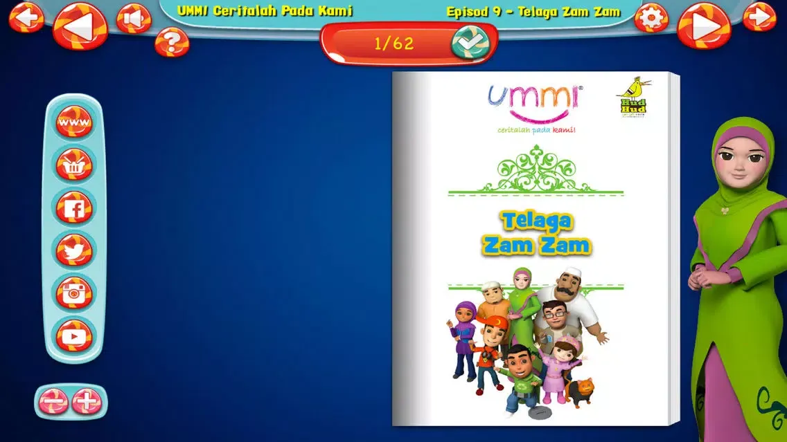 Capturas de tela do Telaga Zam Zam UMMI Episode 9