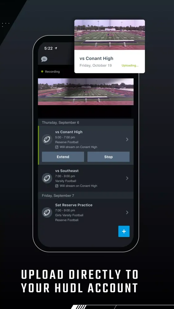 Captures d'écran de Hudl Focus
