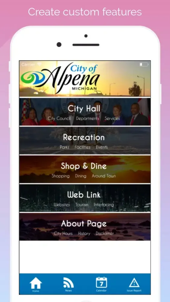 Alpena, MI سکرین شاٹس