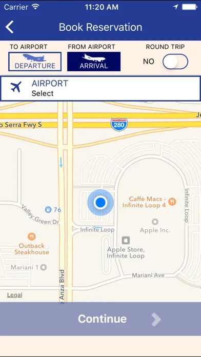 SpeediShuttle سکرین شاٹس