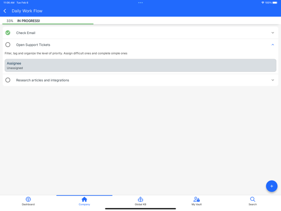 Screenshot di Hudu Mobile iPad 