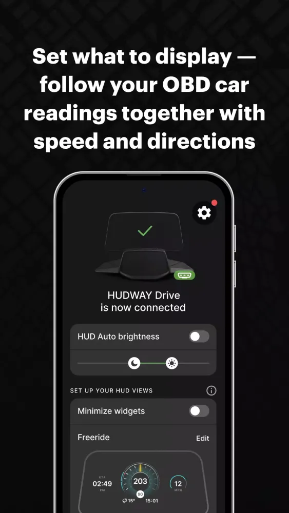 HUDWAY Drive: HUD for any car 스크린샷