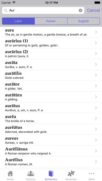 SPQR Latin Dictionary and Reader应用截图