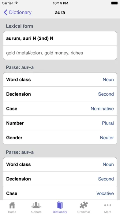 SPQR Latin Dictionary and Reader应用截图