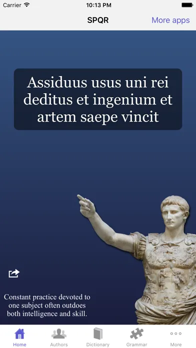 SPQR Latin Dictionary and Reader应用截图