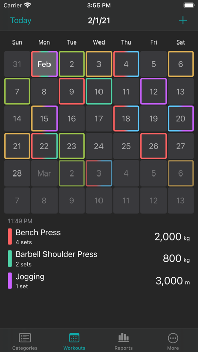 Capturas de pantalla de Training Note