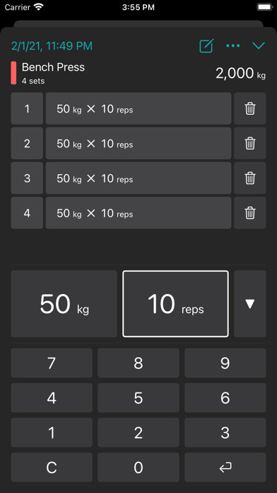 Capturas de pantalla de Training Note
