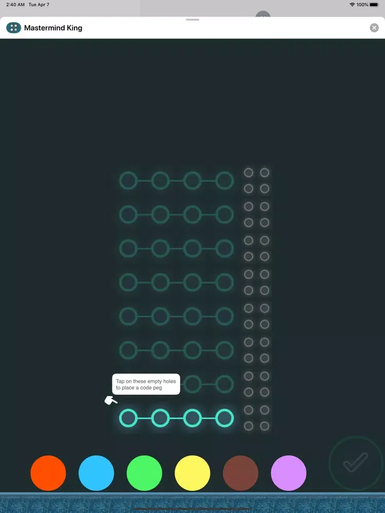 تصاویر Mastermind King iPad 