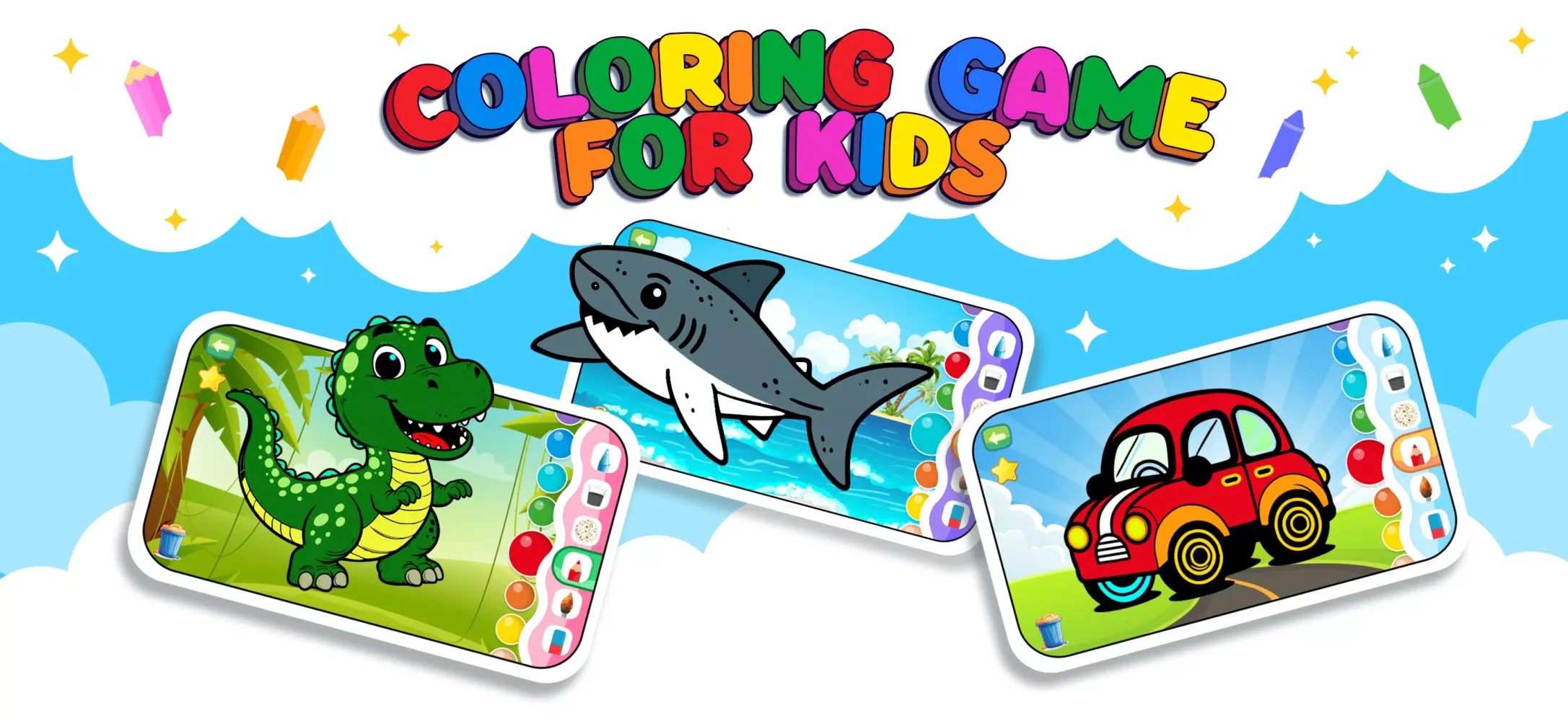 Kids Drawing Games & Coloring Screenshots