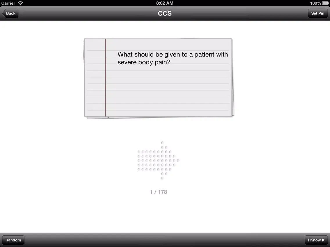 USMLE Step 3 Smartcards iPad  Screenshots