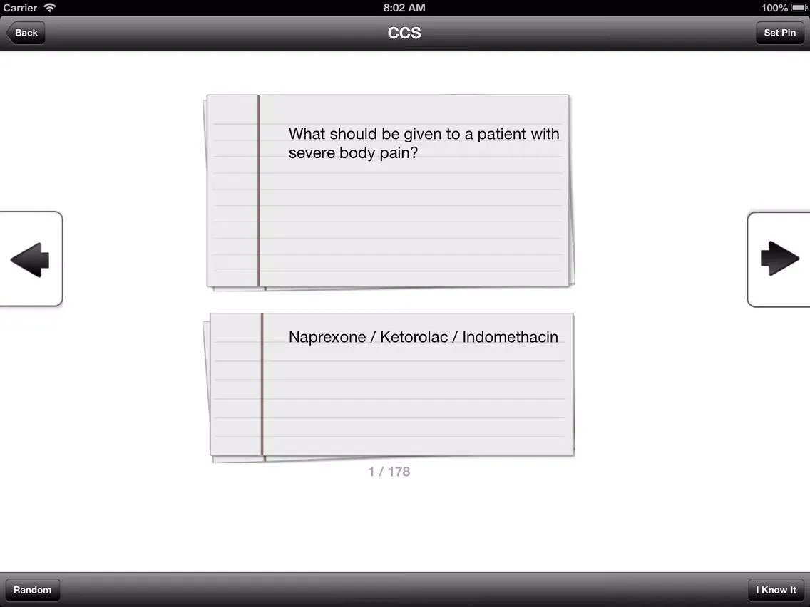 USMLE Step 3 Smartcards iPad  Screenshots