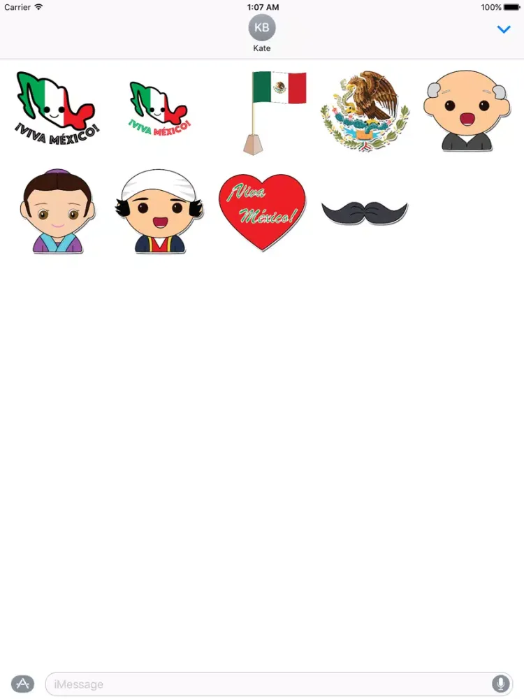 Viva Mexico - Stickers iPad 应用截图