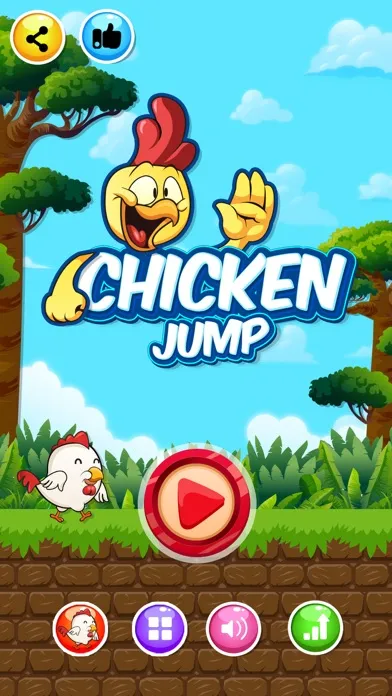 Tangkapan skrin Tap Jump: Chicken Jump