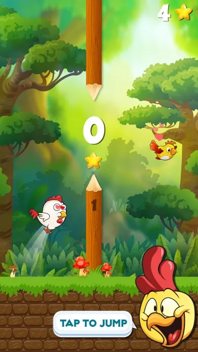 Tangkapan skrin Tap Jump: Chicken Jump