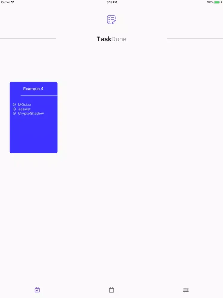Capturas de pantalla de Taskist iPad 
