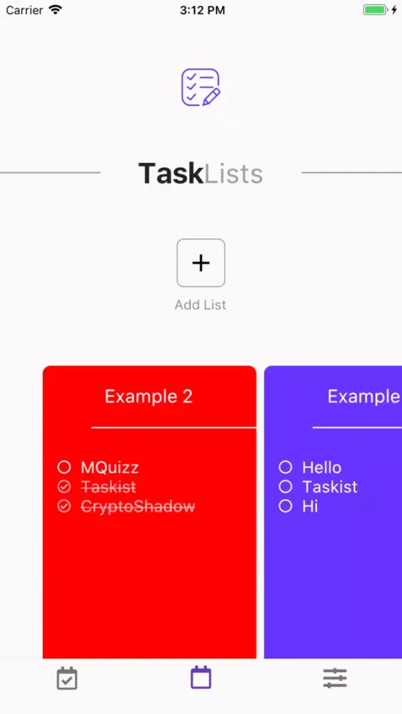 Capturas de pantalla de Taskist