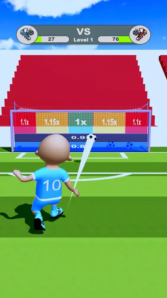 Tangkapan layar Training Duel