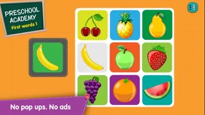 First Words 1 -  English : Preschool Academy educational matching game for Pre-k and kindergarten children স্ক্রিনশট